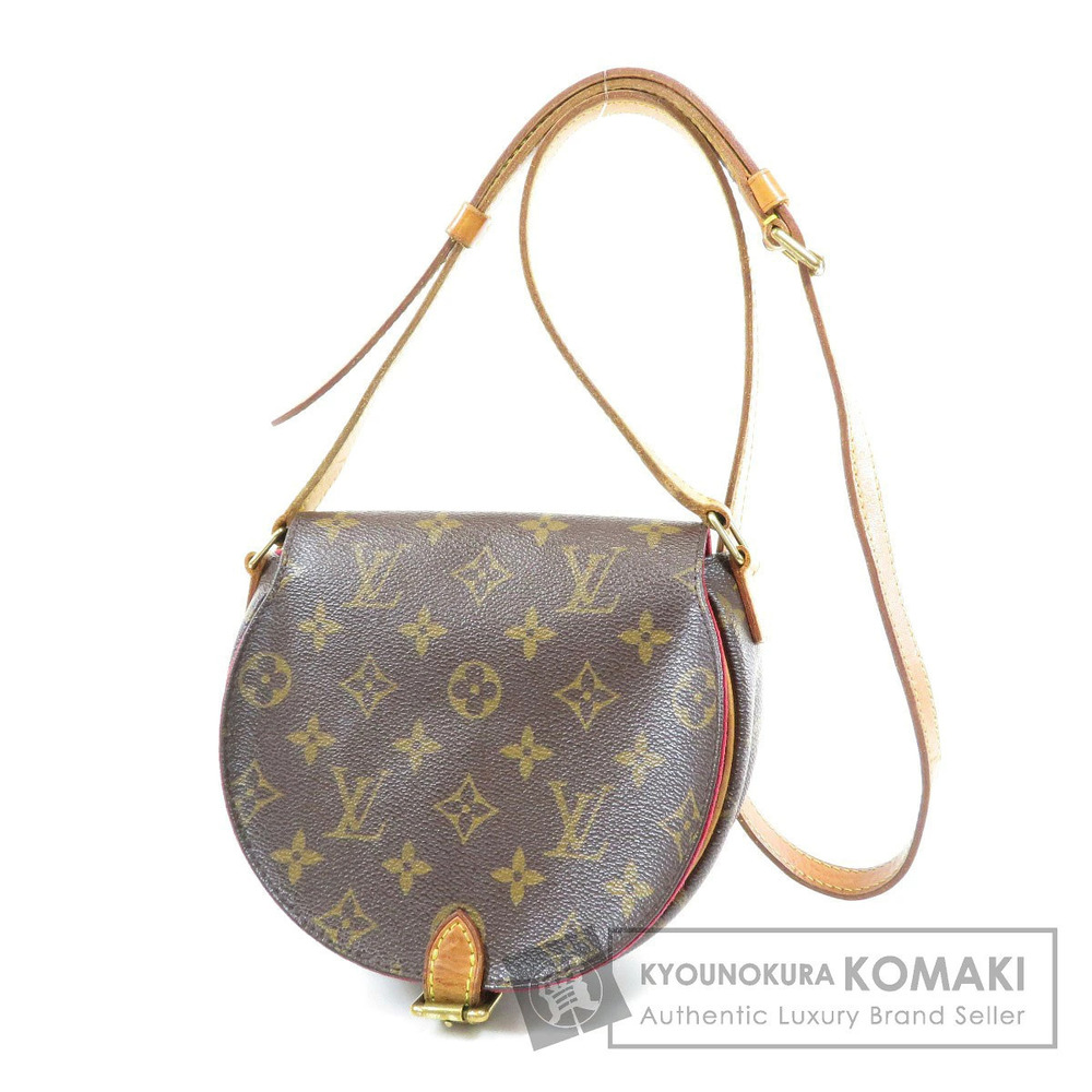 Louis Vuitton Tambourin Monogram Canvas Shoulder Bag Brown